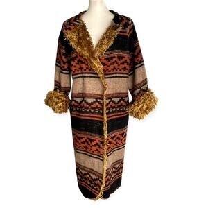 Early Y2K Another Important Culture Reversible Wool & Shearling Coat – M